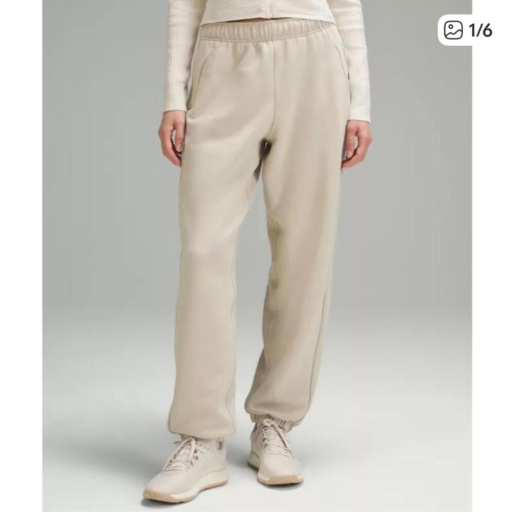 Lululemon Mojave Tan Oversized Joggers